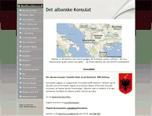 Tablet Screenshot of albanskkonsulat.dk
